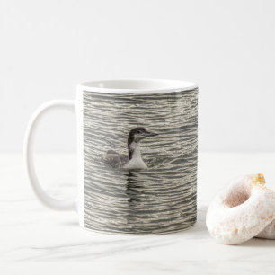 Mug Oiseaux de plongée d'hiver Lacs d'eau Boug de café