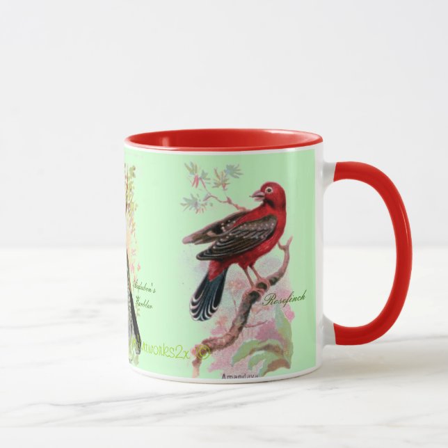 Mug "Oiseaux de plumes" (Droite)