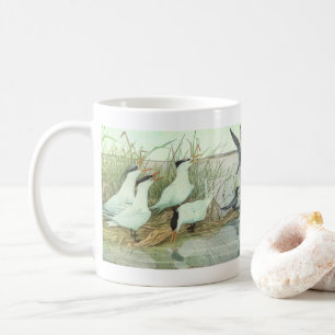 Mug Oiseaux de rivage vintage dans un marais par Louis