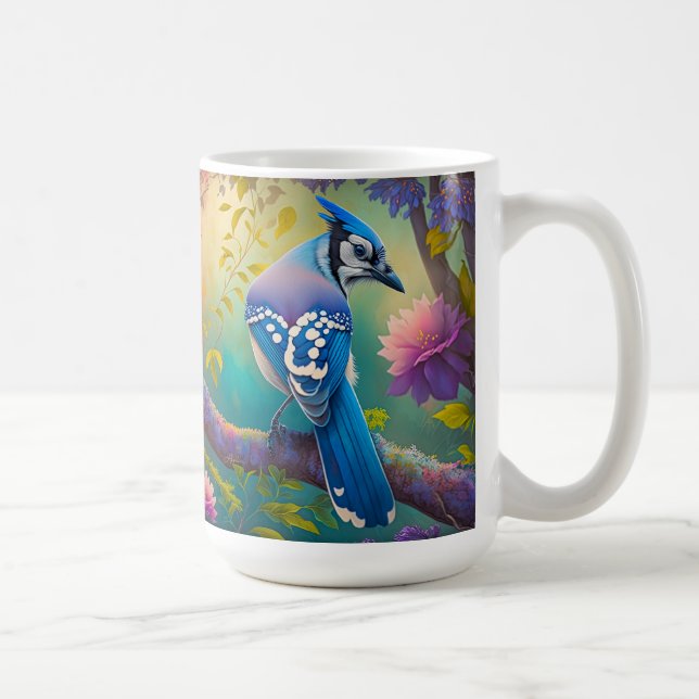 Mug Oiseaux d'Imaginaire Jay bleu (Droite)