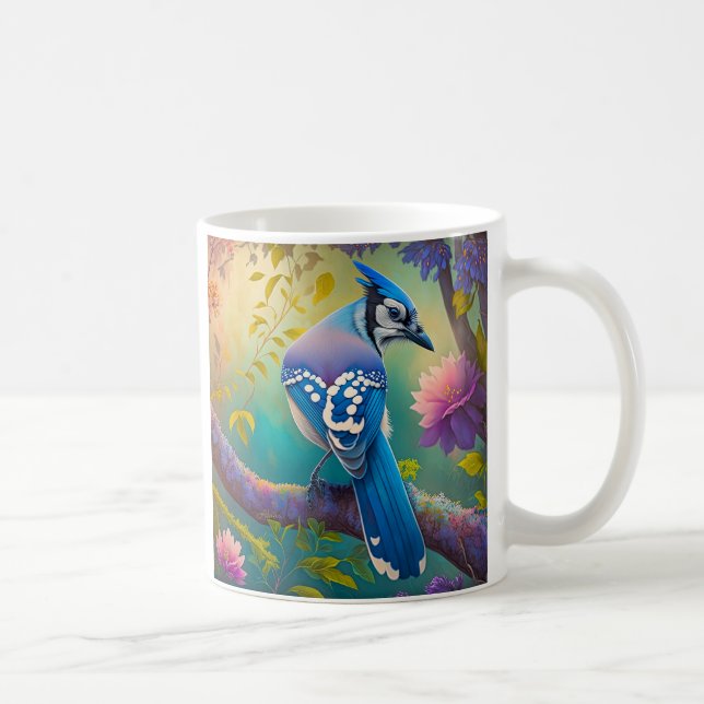 Mug Oiseaux d'Imaginaire Jay bleu (Droite)