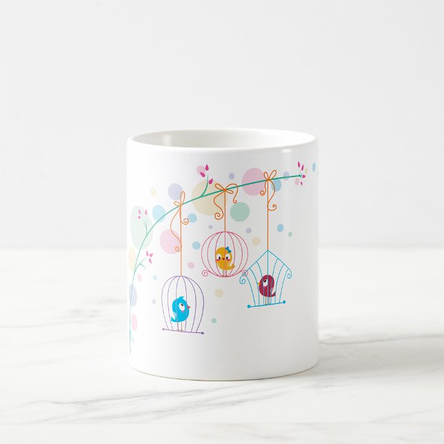 Mug Oiseaux En Cages (Créateur téléchargé)