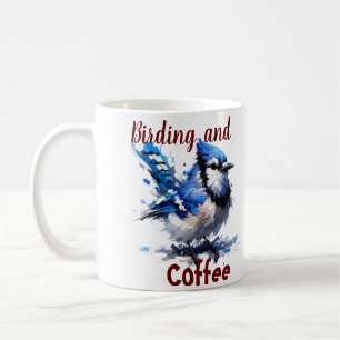 Mug Oiseaux et café Céramique mignonne