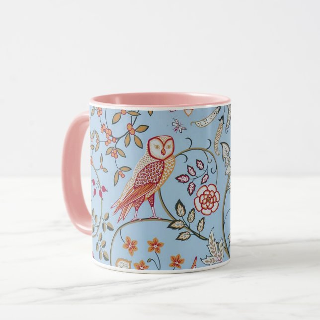 Mug Oiseaux et fleurs, William Morris (Devant gauche)