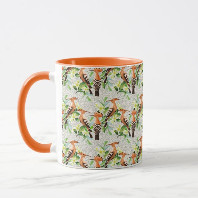 Mug Oiseaux exotiques sur la dentelle (Gauche)