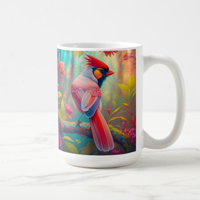 Mug Oiseaux Fantastiques Cardinal Mâle (Droite)