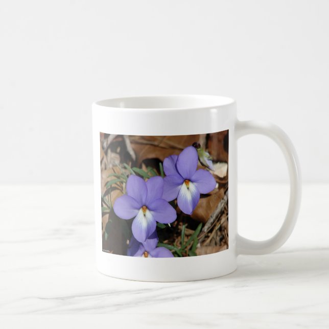 Mug Oiseaux fleur sauvage-Pied Violet III Cadeaux et v (Droite)
