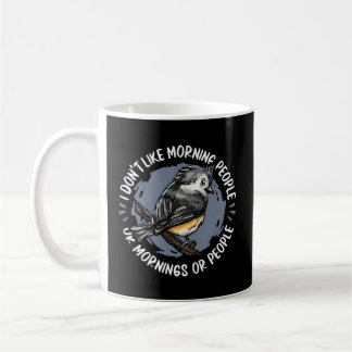 Mug Oiseaux Je N'Aime Pas Les Matins, Les Matins Ou Le