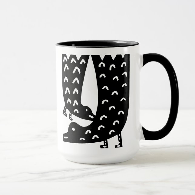 Mug Oiseaux noirs (Droite)