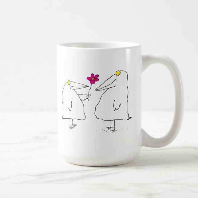 Mug Oiseaux romantiques (Droite)