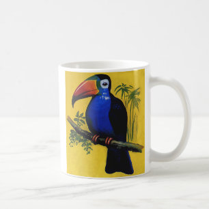 Mug Oiseaux sauvages vintages, Toucan tropical dans l'