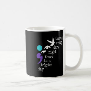 Mug Oiseaux Semicolon Cadeau Prévention Suicide Sensib