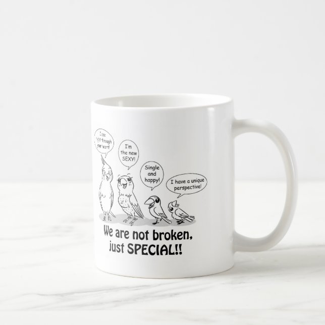Mug Oiseaux spéciaux du besoin (Droite)
