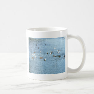 Mug Oiseaux Sur La Rivière D'Été