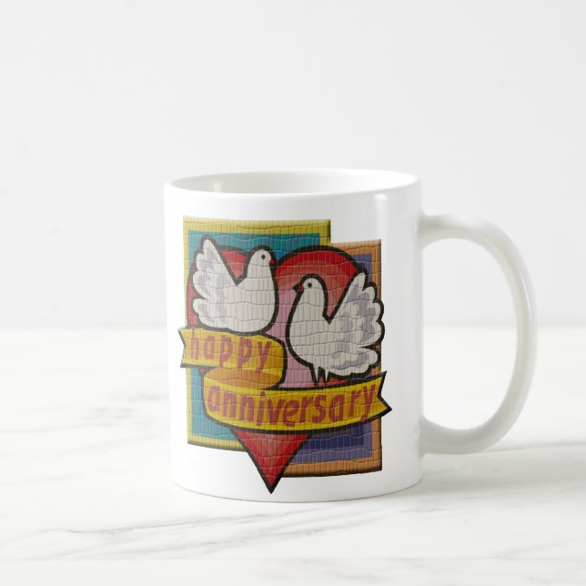 MUG OISEAUX T D'ANNIVERSAIRE (Droite)