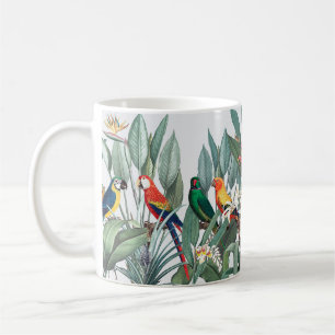Mug Oiseaux tropicaux colorés avec oiseau de paradis
