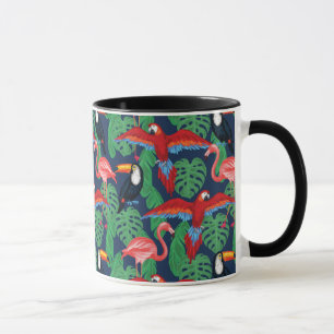Mug Oiseaux tropicaux dans des couleurs lumineuses