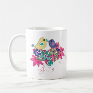 Mug Oiseaux, verre