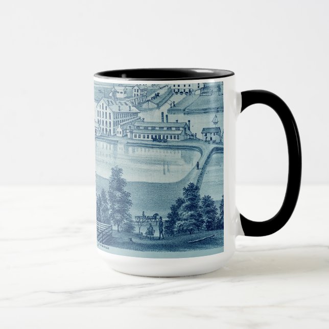 Mug Oiseaux Vue oeil Carpentersville Illinois 1871 Lit (Droite)