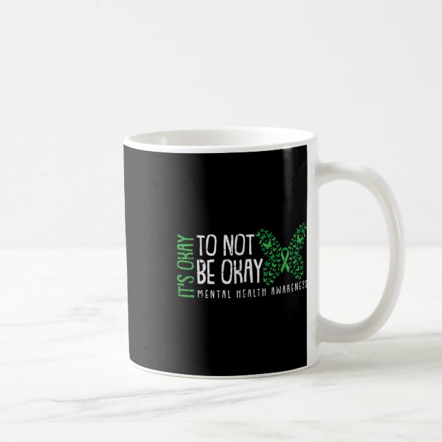 Mug Ok Ne Pas Être Ok Papillon De Sensibilisation À La (Droite)
