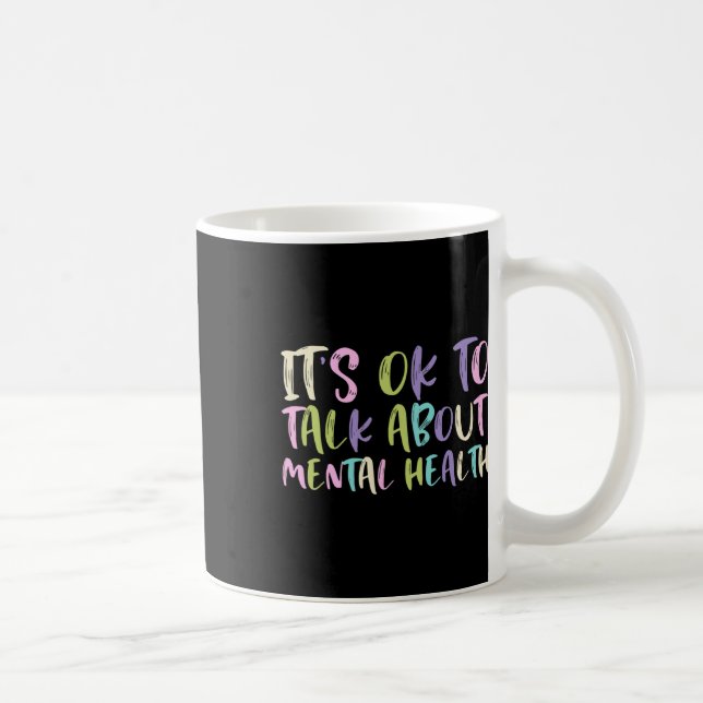 Mug Ok Pour Parler De Sensibilisation À La Santé Menta (Droite)