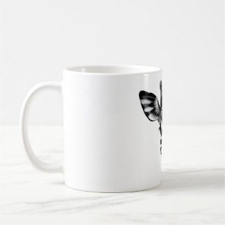 Mug Okapi Love - Noir & Blanc Réaliste Tête Okapi