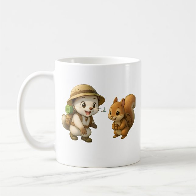 Mug Okojo et Écureuil Mignons – Okojo et ses Amis (Gauche)