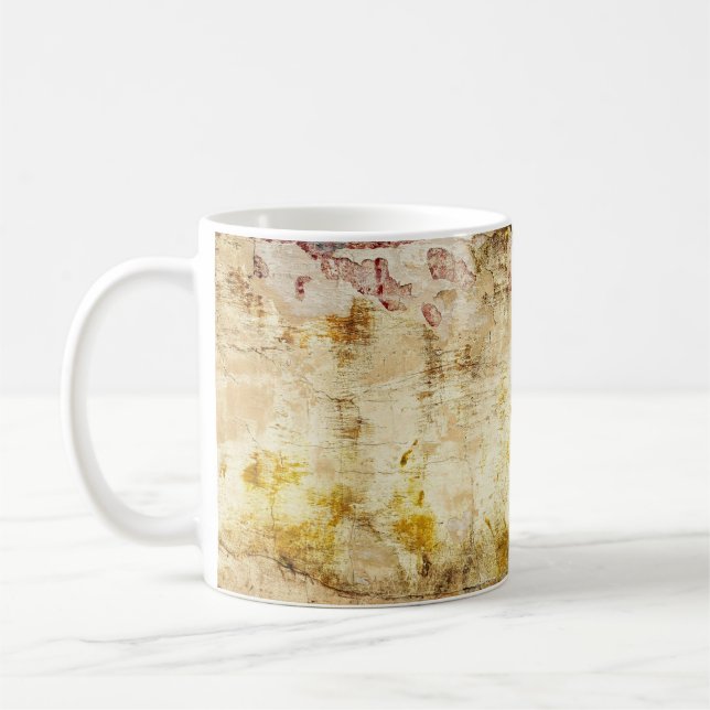 Mug Old damaged wall backgroundabstract, aged, archite (Gauche)