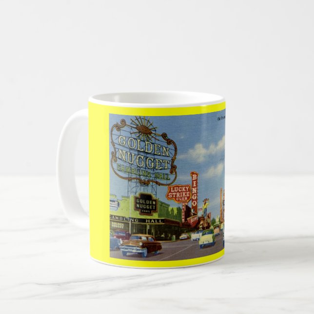 Mug Old Fremont St, Las Vegas Vintage (Devant gauche)