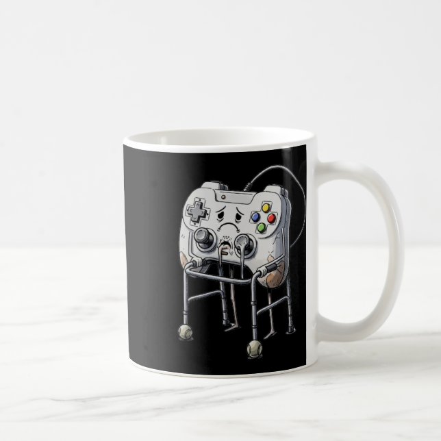 Mug Old Gamer Retro Video Game Old Gamer  (Droite)