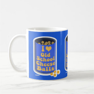Mug Old School Can Cheese Balls Slogan