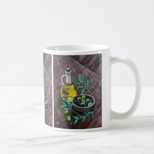 Mug Olivas de Andalucía Peinture par Alfred Fox (Droite)