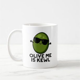 Mug Olive Me Est Le Cool Kewl Pun Olive