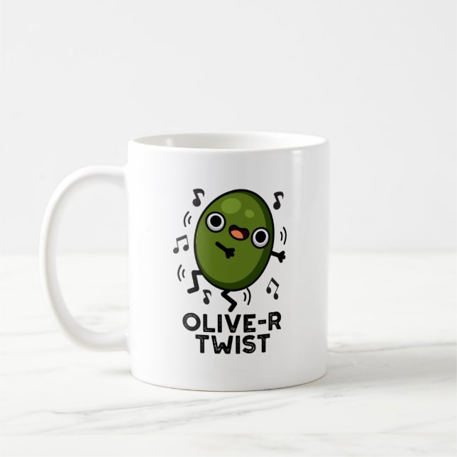 Mug Olive-r Twist Funny Fruit Olive Pun (Gauche)