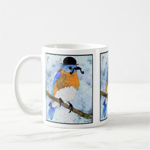 Mug Oliver Bluebird avec moustache, bouffon