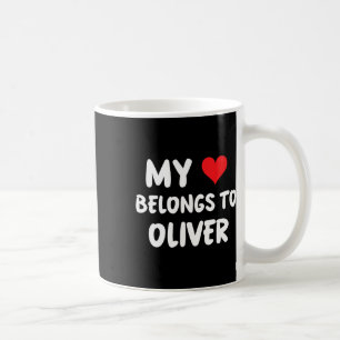Mug Oliver - Mon cœur appartient à Oliver - Amour 