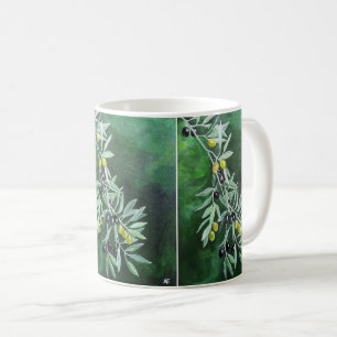 Mug Olives au crépuscule de novembre Peinture d'Alfred