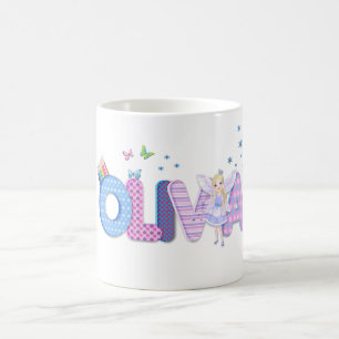Mug OLIVIA/illustration nommée personnalisée