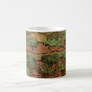 Mug Oliviers de Van Gogh contre la pente d'une colline
