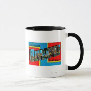 Mug Olympia, Washington - grandes scènes 2 de lettre