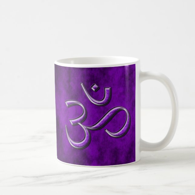 Mug Om en pierre violette (Droite)