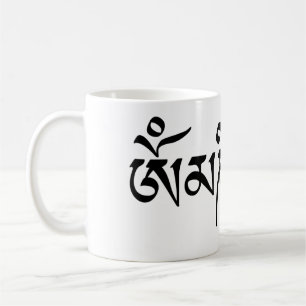 Mug Om Mani Padme Hum Mantra bouddhiste tibétain