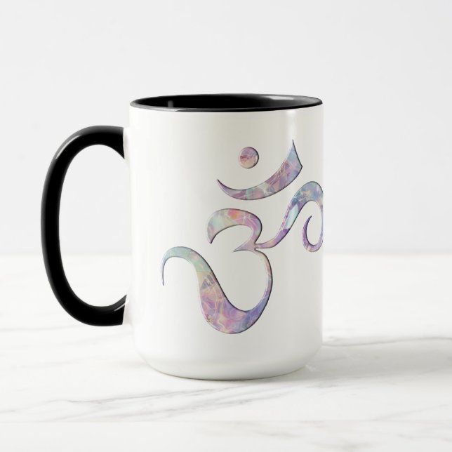 Mug Om Marbré Rose  (Gauche)