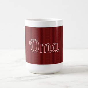 Mug Oma rouge-foncé