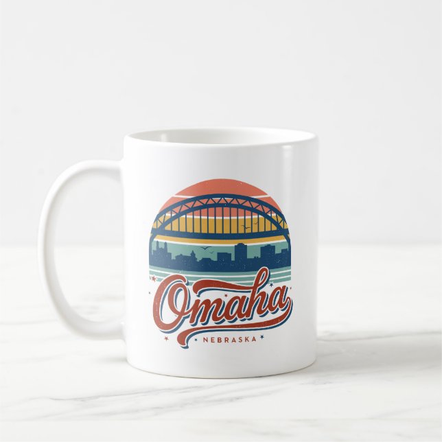 Mug Omaha Nebraska pont Bob Kerrey (Gauche)