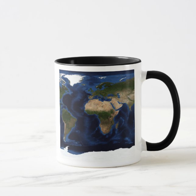 Mug Ombrage topographique et bathymétrique de la terre (Droite)