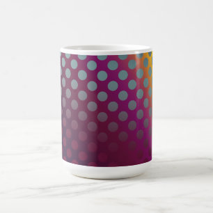 Mug Ombre Passion Fruits Pois Maroon Jaune Turquoise