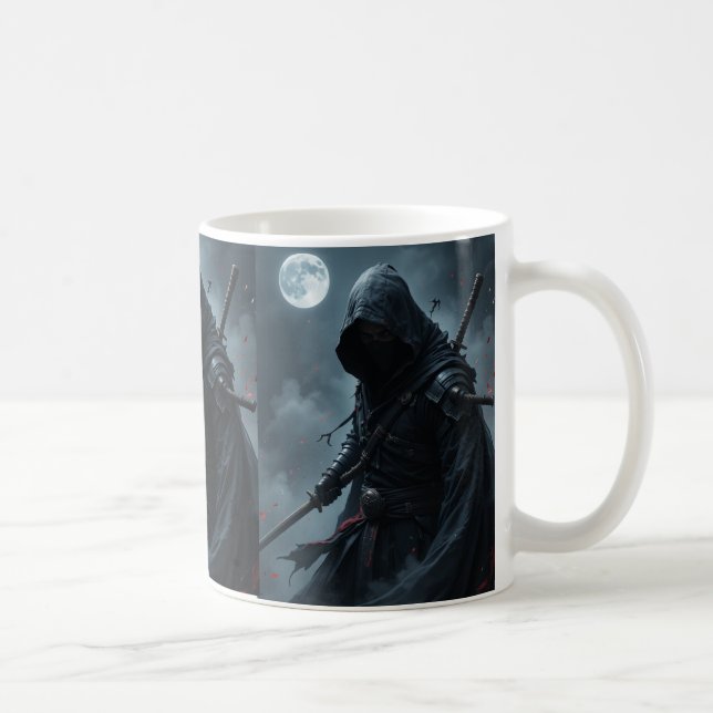 Mug Ombre silencieuse - Ninja Assassin zazzle (Droite)