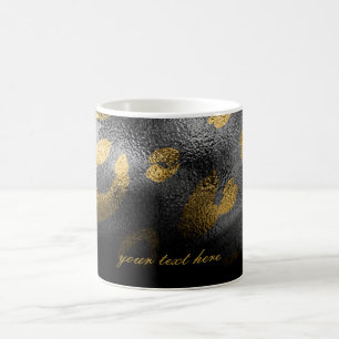 Mug Ombres noires et imprimé léopard Exotique Chic