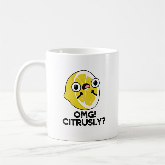 Mug OMG Citrusy Funny Fruit Citrus Pun (Gauche)